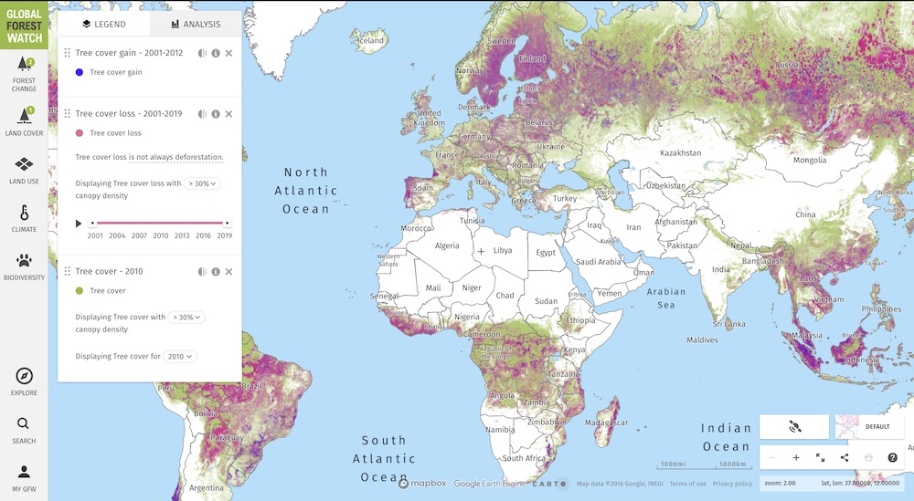 United States Deforestation Rates & Statistics | GFW
